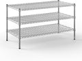 24" Deep x 48" Wide x 27" Height Wire Shelving Kit | 3-Tier | NSF Commercial Storage Rack Unit