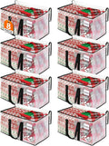 BlissTotes Moving Bags, 93L 8-Pack Storage Bags, Moving Box Heavy Duty Extra Large, Moving Totes with Zipper, Reinforced Handles & Tag Pocket, Boxes for Packaging Moving
