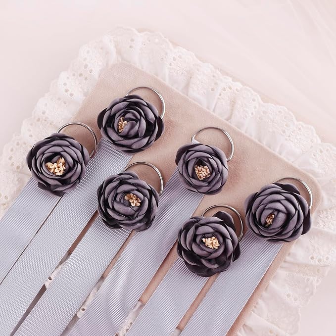 6PCS Bow Holder Hair Bow Organizer,Baby Decorative Hair Accessories Organizer,Flower Hair Clips Storage Bow Holder for Girls Hair Bows,Room Nursery Wall Hanging Decors (hua-6-B) (hua-6-B) (hua-6-H)