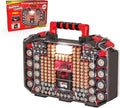 Ontel Battery Daddy Storage & Organizer Case with Light and Tester, Stores & Protects Over 200 Batteries, Double-Sided, Durable Design with Clear Locking Lid, Secure Latches & Portable Carrying Handle