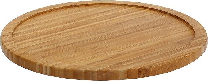 YBM HOME Bamboo Lazy Susan Single Turntable (18", 6)