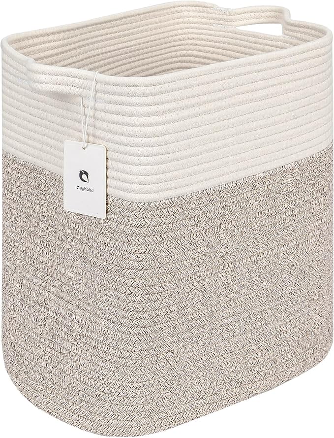 Collapsible Laundry for Hamper,Medium Large Storage Bins Fabric Storage Box, Closet Organizer,Hampers Foldable Fabric Storage Basket, Solid Storage Toy Box With Handle, Used to Organize