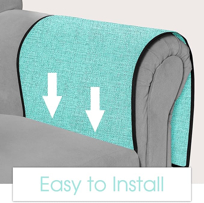 Joywell Remote Control Holder for Recliner Armchair Caddy Couch Armrest Organizer Sofa Arm Chair Caddie with 6 Pocket Storage for Magazine, Tablet, Phone, iPad, Teal