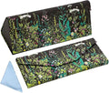 Foldable Glasses Case, Magnetic PU Leahter Sunglasses Case, Cute Hard Shell Folding Eyeglass Cases for Women Kids