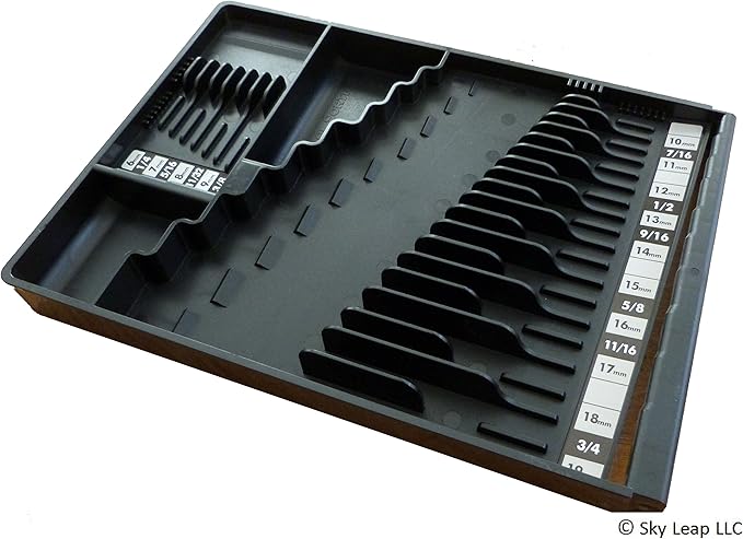 WRENCH ORGANIZER (BLACK) - Made in USA