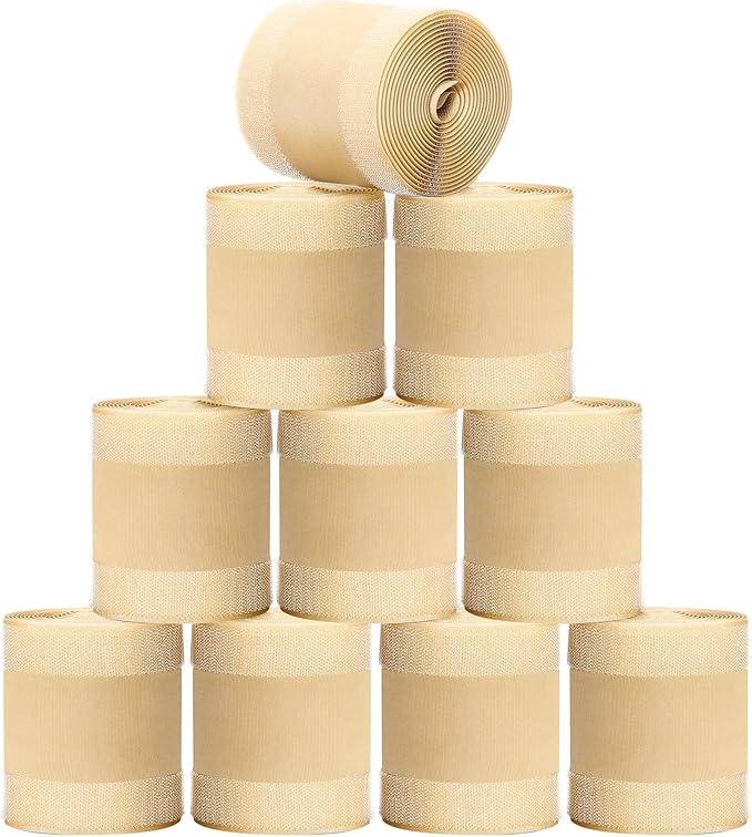 WILLBOND Carpet Cord Cover Cable Protector Floor Cover Cable Protector Management Only for Commercial Office Carpet(98.43 ft,Khaki)