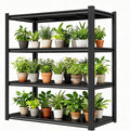 Garage Storage Shelves,5 Tier Shelving Unit, 40 inch Wide, 18” Deep, 78” Tall Organizer Metal Shelf for Basement/Laundry/Pantry Heavy Duty, Adjustable,Easy to Install (4Tier-45"WX16"DX63"H)