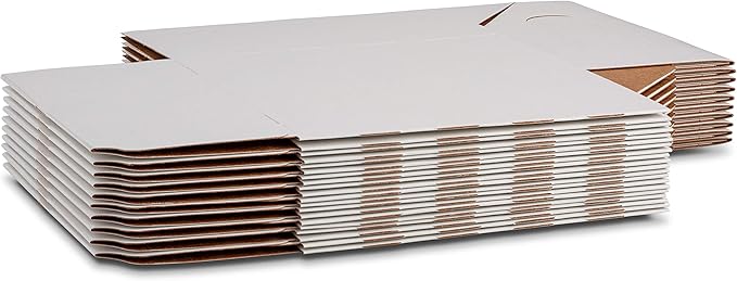 MT Products White 4 Bottle Holder 12 oz. - Corrugated Bottle Carrier for Transport (Pack of 10) - Made in USA
