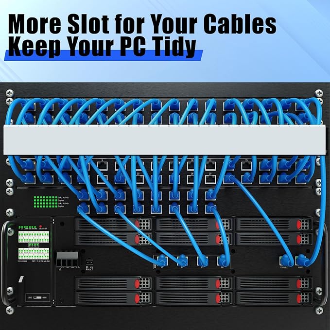 Wire Duct Kit, Open Slot Cable Management Raceway, 123in Track Desk Channel, Cord Cover Wiring, Cable Raceway Kit to Hide Wall Mount TV Cables - 8x15.4in X 1.97in X 1.97in