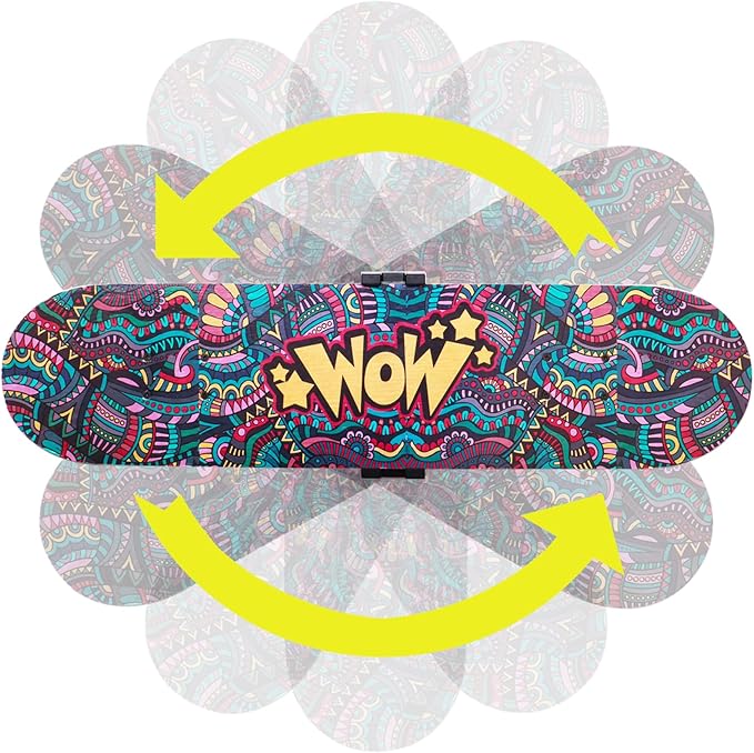 Skate deck wall mount,360° rotatable skateboard wall mount,Floating Display Hanger Grab,suitable for any skateboarder. (1 set)