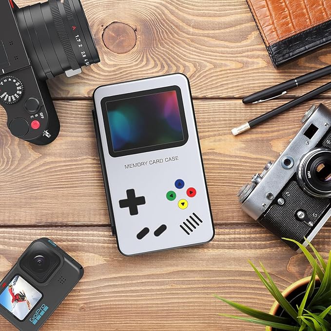 HEIYING SD Card Holder for SD/TF Cards,Portable Memory Card Storage Case Compatible with 20 SDXC SDHC and 20 TF Cards Slots