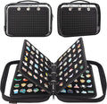 Enamel Pin Display Pages Pin Carrying Case, Pins Collection Storage Organizer Case, Travel Brooch Pin Display Bag (Pins Not Included)