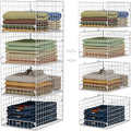 Stackable Closet Organizers and Storage - 4-Tier Stackable Storage Bins, Foldable Closet Shelf Organizer Basket, Clothes Organizers Shelves for Organizer System(15.7"x11.8"x34.64")