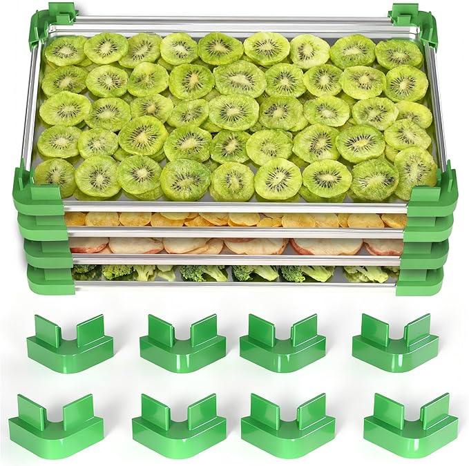 16 Pcs Original Tray Stackers for Harvest Right Freeze Dryer Trays, Stacks 5 Trays, Freeze Dryer Machine Accessories, Freeze Dried Food Storage