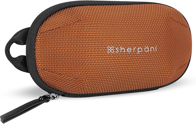 Sherpani Mini Co-Pilot, Travel Cable Bag, Cord Storage Organizer, Small Tech Pouch, Accessory Carrying Case, Travel Gift for Women (Morocco)