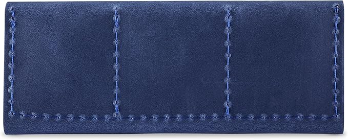 Leather SD Card Holder, SD Card Case, Micro SD Card Holder Organizer, SD Card Storage Case, Memory Card Case Cover, Travel Memory Card Case (Blue)