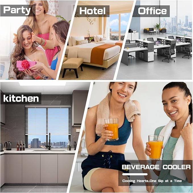 Compact 70 Can/1.7Cu.Ft Mini Fridge For Soda, Beer Or Wine, Portable Small Beverage Refrigerator With Digital Display&Removable Shelves &Reversible Glass Front Door For Office, Dorm, Bar