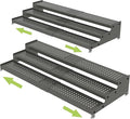 Metal Spice Rack Organizer for Cabinet, 3 Tier Expandable Spice Storage shelf, Great for Kitchen Cabinets, Cupboard,Pantry and Countertop More,Metal plate with hole(2PACKS/GUN-GREY)