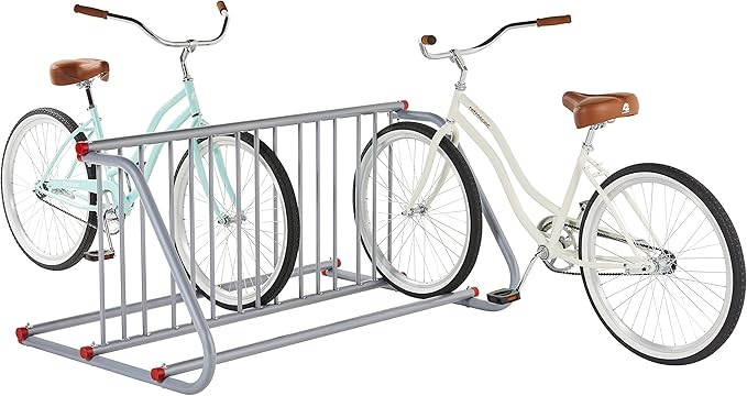 Retrospec Commercial Grid Bike Rack - Single & Double Sided - Bicycle Storage Stand for Garages, Stores, Schools & Universities Power Coated Steel