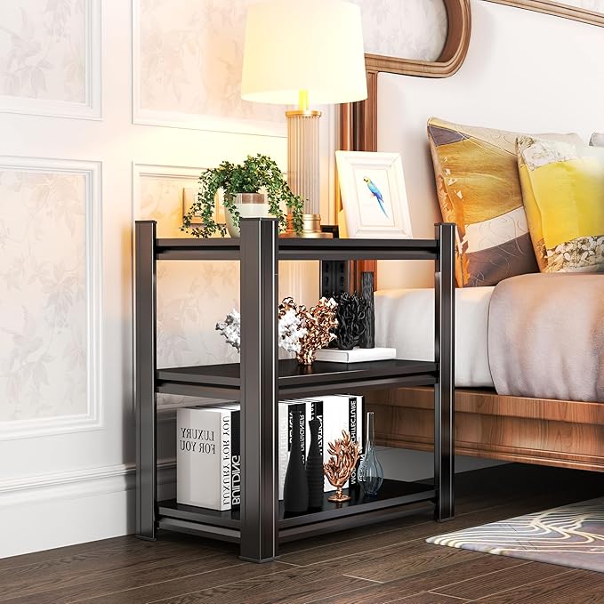 32'' shelving, Garage Metal Shelving Unit, Adjustable, Double-Layer Column with Reinforced Ribs, Heavy-Duty, Capable of Bearing 1800 lbs Suitable for Study,Garage, Warehouse, Kitchen Storage