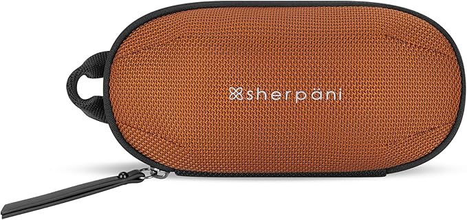 Sherpani Mini Co-Pilot, Travel Cable Bag, Cord Storage Organizer, Small Tech Pouch, Accessory Carrying Case, Travel Gift for Women (Morocco)