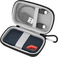 Hard Case Compatible with SanDisk Extreme Pro/SanDisk Extreme Portable External SSD 500GB 1TB 2TB - Small Protective Case - Soft Lining MaterialHard Drive Case for Flying or Outdoor Activities
