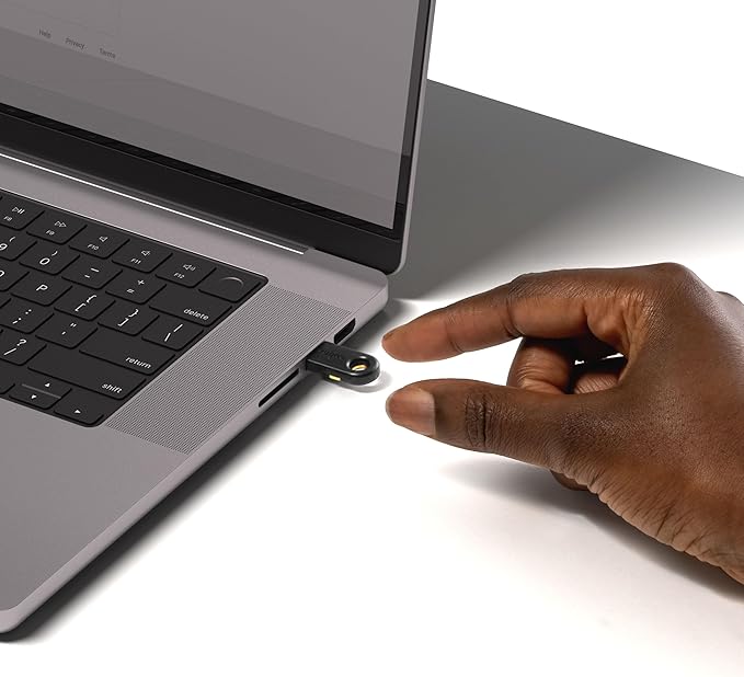 Yubico - YubiKey 5C - Multi-Factor authentication (MFA) Security Key and passkey, Connect via USB-C, FIDO Certified - Protect Your Online Accounts