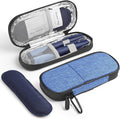 Insulin Cooler Travel Case Diabetic Medication Insulated Cool Organizer with 2 Reusable Ice Packs for Insulin Pen and Other Diabetic Supplies, for the Daily Life and Trip(Blue)