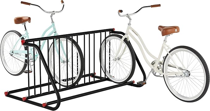 Retrospec Commercial Grid Bike Rack - Single & Double Sided - Bicycle Storage Stand for Garages, Stores, Schools & Universities Power Coated Steel