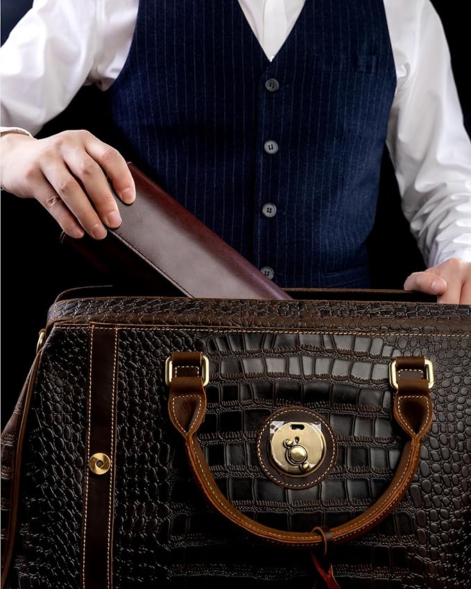 MR.OKAY 2 Watch Travel Case- Classic Leather Watch Case With Perfect Texture.Portable Watch Roll Or Organizer For Storage And Display. Luxury Gifts For Men, All Handmade by Artisans.