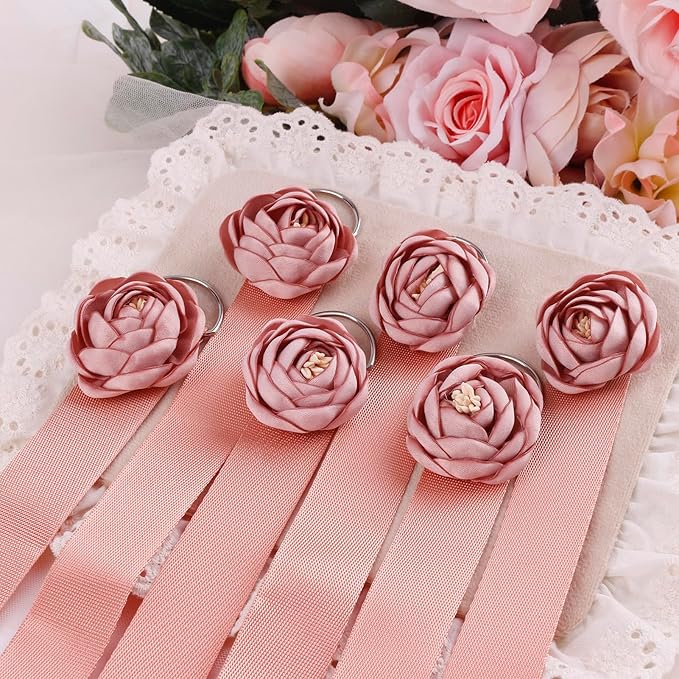6PCS Bow Holder Hair Bow Organizer,Baby Decorative Hair Accessories Organizer,Flower Hair Clips Storage Bow Holder for Girls Hair Bows,Room Nursery Wall Hanging Decors (hua-6-B) (hua-6-B) (hua-6-F)