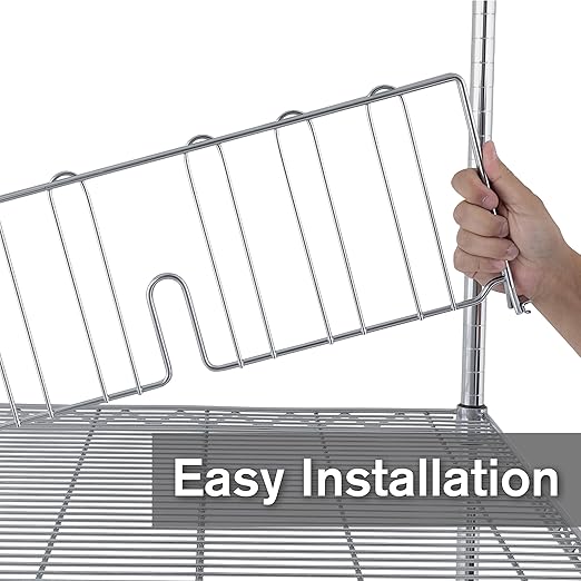 Metro DD24C Super Erecta Chrome Plated Shelf Divider, 24" Width x 8" Height