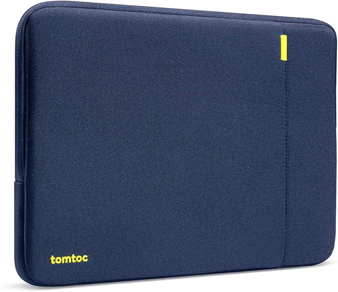 tomtoc 360° Protective Laptop Sleeve for 15-inch MacBook Air M4/A3241 2025, M3/A3114 2024, M2/A2941 2023, 15-inch MacBook Pro A1990 A1707, Dell XPS 15 Plus Laptop, Water-Resistant Computer Case Bag