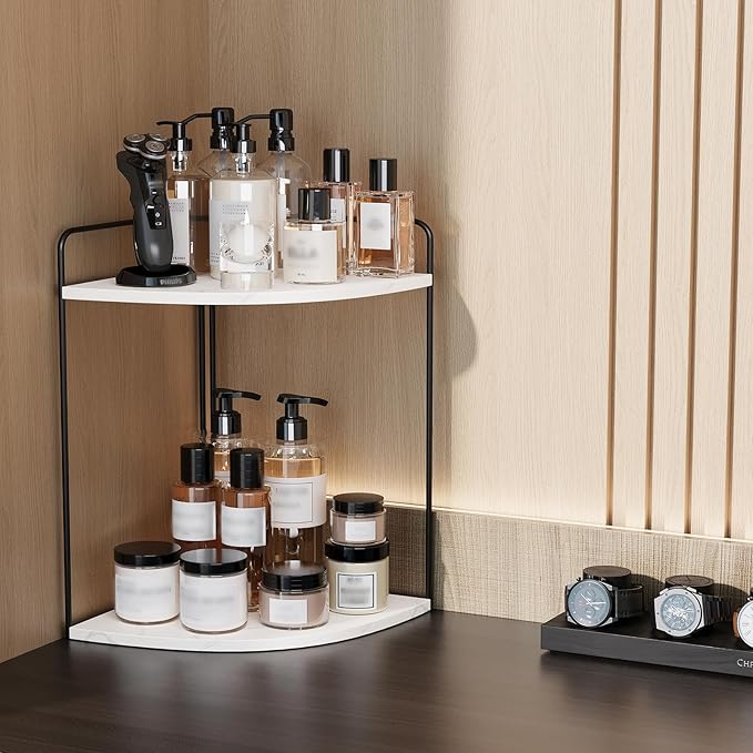 Bathroom Counter Organizer,Countertop Organizer,Vanity Organizers,Bathroom Storage,Bathrooms Sink Organizers,Counter Shelf,Corner Counter,Corner Shelves