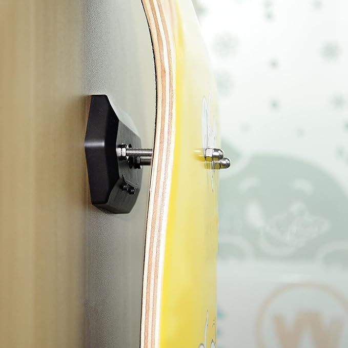 Hikeen Skateboard Wall Mount Skateboard Hanger for Skateboard Deck Display and Storage, Floating Effect