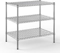 24" Deep x 36" Wide x 34" Height Wire Shelving Kit | 3-Tier | NSF Commercial Storage Rack Unit
