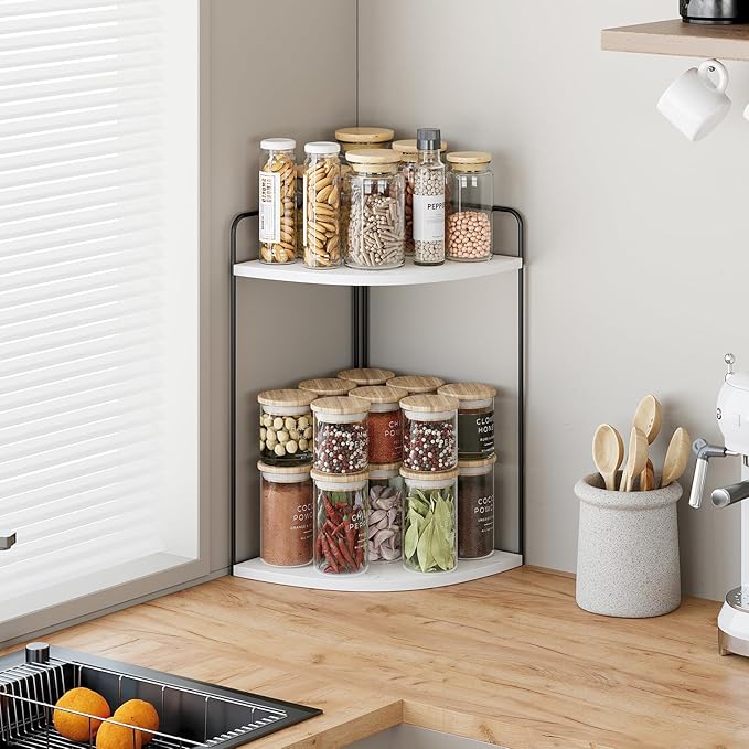 Bathroom Counter Organizer,Countertop Organizer,Vanity Organizers,Bathroom Storage,Bathrooms Sink Organizers,Counter Shelf,Corner Counter,Corner Shelves