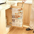 20x13x4.7-Inch Inside Cabinet Door Organizer,Adhesive Shelf,No Drilling Cabinet Door Storage,Organizer Caddy for Kitchen,Bathroom Cabinets,Space Saving Hold,Style1