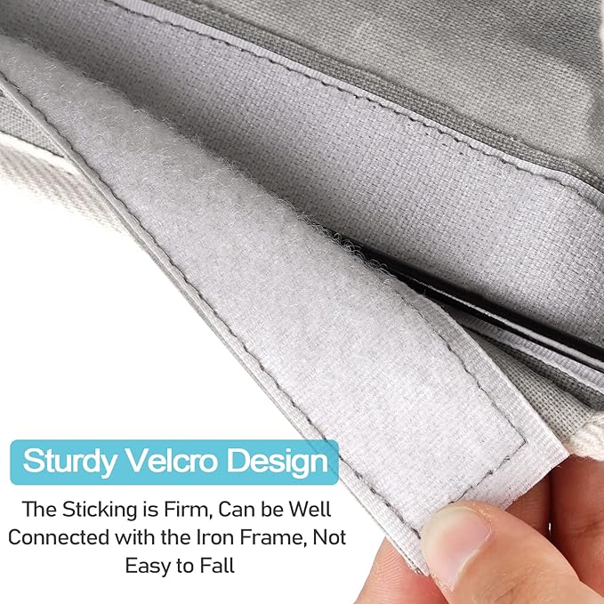 Loghot Bedside Caddy/Bedside Storage Bag Hanging Organizer for Bunk and Hospital Beds,Dorm Rooms Bed Rails,Can be Placed Glasses,Books,Mobile Phones,Keys (2pc Grey)