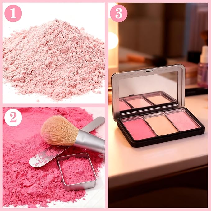 Luxshiny Empty Eyeshadow Palette: Refillable Magnetic Makeup Palette with Mirror for Eyeshadow Powder Blush Lipstick Highlight - Compact Travel Size