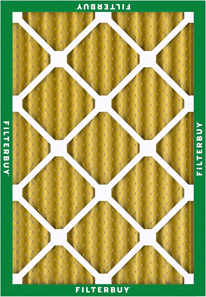 Filterbuy 10x17x2 Air Filter MERV 11 Superior Pet & Allergy Defense (4-Pack), Electrostatic Pleated Outer Filters for WEN 3410 (90243-027-2) Air Filtration System (Actual Size: 9.69 x 16.56 x 1.75)