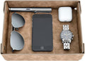 CASIRENA Father's Day Gifts Faux Leather Valet Tray Organizer for Men - Catch-All Tray for Entryway Table Key, Wallet, Watch, Coin Change, Phone, Dresser EDC Dump Jewelry, Bedside Nightstand Desk-top