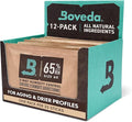 Boveda 65% Two-Way Humidity Control Packs For Aging & Long-Term Storage in Plastic & Wood Boxes – Size 60 – 12 Pack – Moisture Absorbers – Humidifier Packs – Individually Wrapped Hydration Packets