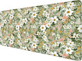 Rustic Wildflower Floral Large Mouse Pad 31.5x15.7inch, Cottagecore Botanical Flower Large Extended Computer Desk Mat Mousepad for Keyboard and Mouse, Floral Desk Accessories