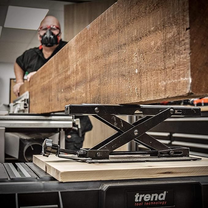 Trend Set of 2 Adjustable Miter Saw Roller Stand, 140 lbs Capacity and Height Adjustment from 2 inches to 6.3 inches, R/STAND/A/2