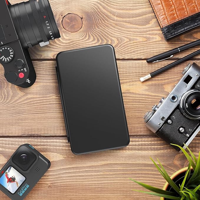 HEIYING SD Card Holder for SD/TF Cards,Portable Memory Card Storage Case Compatible with 20 SDXC SDHC and 20 TF Cards Slots