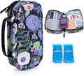 YOUSHARES Insulin Cooler Travel Case - Travel Medicine Cooler Bag for Insulin and Diabetes Supplies Travel, Insulin Case with 2 TSA Approved Gel Ice Pack