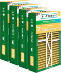 Filterbuy 17.5x27x5 Air Filter MERV 11 Superior Pet & Allergy Defense (4-Pack), Pleated HVAC AC Furnace Filters for Trane Perfect Fit & American Standard (Actual Size: 17.13 x 26.13 x 4.97)