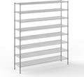 18" Deep x 72" Wide x 86" Height Wire Shelving Kit | 8-Tier | NSF Commercial Storage Rack Unit