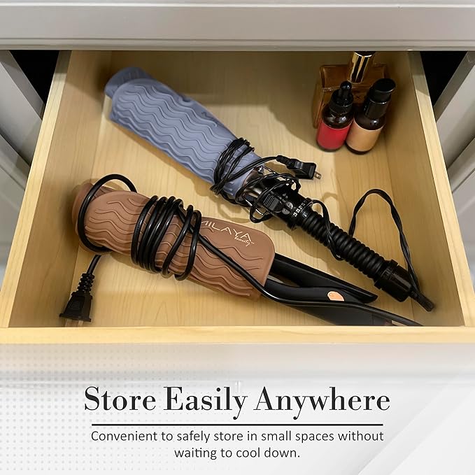 Heat Resistant Mat - Curling Iron Holder - Silicone Heat Resistant Mat - Makeup Mat - Hot Tools Mat - Hot Tools Flat Iron Holder - Vanity Decor - Vanity Accessories
